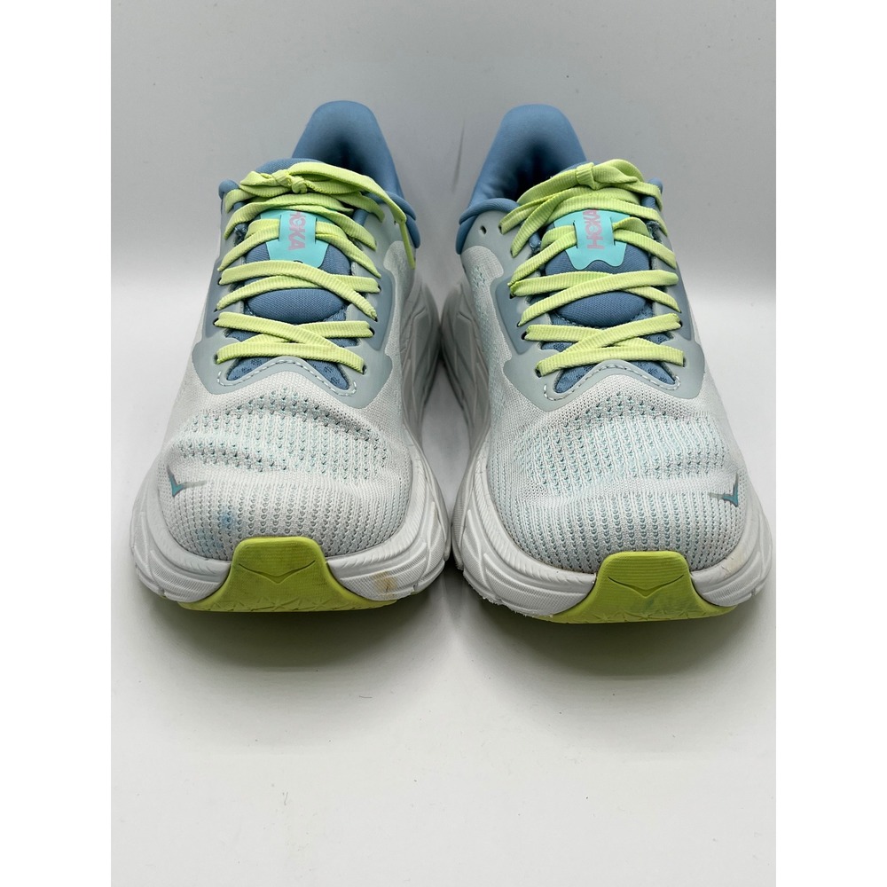 Hoka Arahi 7 Women Sz 8.5 Running Shoes Illusion Shifting‎ Sand Blue 1147851-ISK